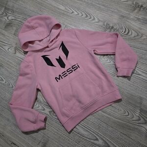 Pink Messi Collection Hoodie -Youth Size 8